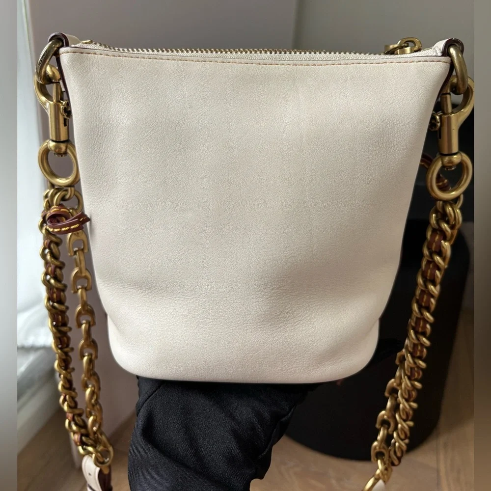 COACH Duffle 12 Bag With Rose Applique